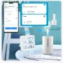 Smart Wireless Temperature Humidity Sensor with Advanced Bluetooth/WiFi Technology Adjustable Modes Low Power Consumption Ideal for Remote Home Monitoring and Smart Home Automation