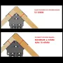 90 ° Corner Jig Adjustable Woodworking Right Angle Fixing Clamp Made of Carbon Steel Material Wear-resistant Right Angle Fixing Fixture