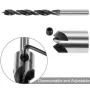 5/8PCS Countersink Drill Bit Set HSS4241 Titanium Coated 90° Chamfer 3-10mm Round Handle High-Speed Steel for Wood Metal Plastic