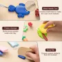 27pcs Clay Tools Kit Pottery Tools High Quality Wood and Stainless Steel Sculpting Kit Multi Functional Polymer Clay Tools Air Dry Clay Set