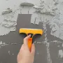 Wide Razor Blade Scraper Tool 4 Inch Glass Cleaner Replaceable SK5 Blades for Windows Paint Adhesive Removal