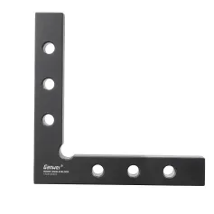 GANWEI 120x120mm Carpenter Square Ruler 90 Degree Right Angle Ruler Alluminum Alloy L Ruler Woodworking Measuring