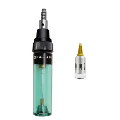 4 In 1 Portable Soldering Iron Set Welding Pen Burner Blow Torch Gas Soldering Iron Cordless Butane Tip Tool