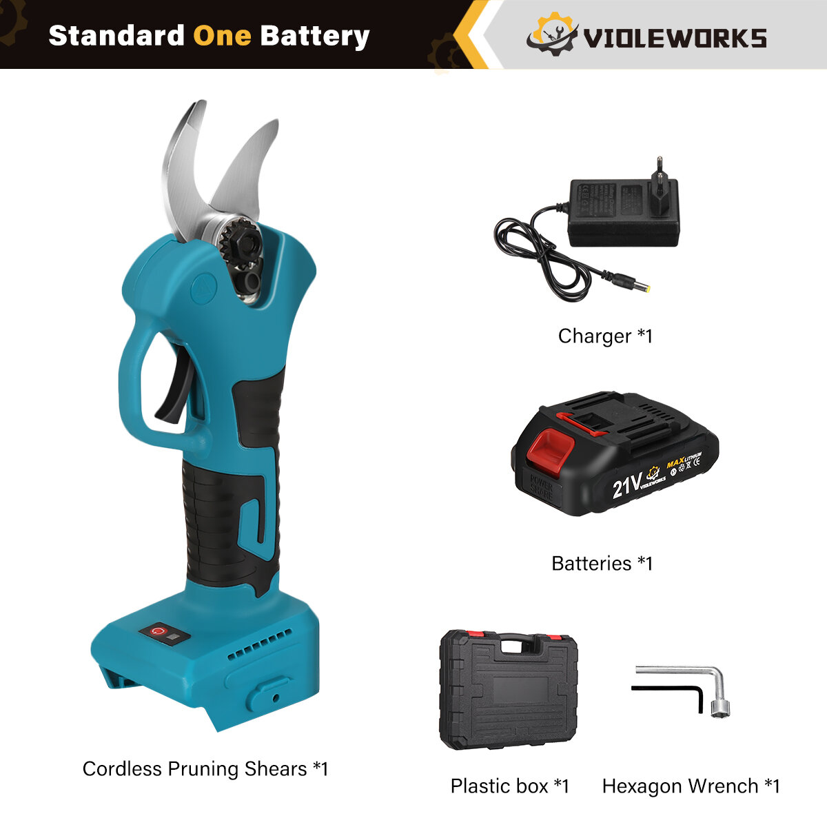 1 Battery & EU Plug
