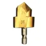 3PCS 6.35mm 1/4\ Hex Shank 3 Flutes High-Speed Steel Countersink Drill Bit #20 #25 #32 Diameter for Wood / Metal / Plastic