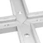 100mm 200mm T-Track Intersection Kit with Predrilled Mounting Holes for Universal T-Track for Woodworking Jigs and Fixtures