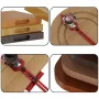 Router Multifunctional Base Plate Bracket Aluminum Alloy 2-in-1 Slotting 60-300mm Milling Diameter 300-800mm Adjustable Straight Edge 140-420mm Clamping 10-25mm