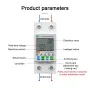 WiFi Intelligent Automatic Reclosing Protector Multifunctional Current Voltage Monitoring Meter LCD Display Switch Power Meter Protections Values Settable Mobilephone APP Control