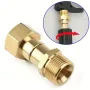 360 Degree M22 Pressure Washer Attachment Reliable Brass Swivel Connector for High Pressure Hose Anti Kink Tool