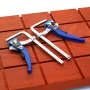 160x60mm Quick Release Ratchet Dovetail Clamp F Clamp Woodworking Clamping Tool for Joinery Work for 14-Degree by 1/2\ Dovetail Tracks