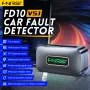 FNIRSI FD10 차량 OBD2 스캐너 코드 리더 오류 해결 OBD 진단 도구 iOS 안드로이드 블루투스 V5.1 엔진 경고등 자동차 수리