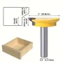Drawer Tenon Router Bit Carbon Steel Tungsten Carbide Sharp Edged 1/2\ and 8mm Shank Woodworking Tool Ideal for DIY Project Cabinet Furniture Making