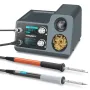 HANDSKIT ST12A 2 in 1 Hot Air Gun Soldering Station OLED Digital Adjustment Auto Sleep 1s-6s Pemanasan Cepat Alat Perbaikan