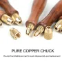 File with Solid Wood Handle Cutting with Heavy-Duty Gold-Plated Diamond Files Lightweight Compact Design
