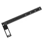 Multifunctional Right Angle Ruler High Carbon Steel 1.5mm Thickness Aluminum Handle 300mm/400mm for Woodworking and Construction