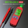 BSIDE A2 TechMaster TM-2000 Digital Multimeter Versatile Auto-Range Electrical Tester with LCD Display and 6000 Digit Accuracy