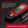 Alicate amperímetro HABOTEST HT205, medidor de corrente CA/CC True RMS de 600 A, mede corrente, tensão, temperatura, capacitância e testador