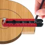 Compasso de desenho para marcenaria, ferramenta de desenho circular, riscador circular de ponto fixo, medidor de marcação redondo ajustável métrico/em polegadas