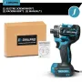 Drillpro 20+1 Brushless Electric Screwdriver 1000W Torque with Dual Speed Capabilities Compatible with Mak 18V Batteries Ideal for Steel and Woodworking Tools