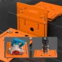 Cirkelzaag bodemplaat Cirkelzaag geleiderail Bodemplaat Bakeliet 28x15cm 28x20cm 28x25cm Laserschaal Verstelbare leunbalk voor 4-inch motoren Universele compatibiliteit
