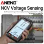 ANENG 620C デジタルマルチメーター 6000カウント AC/DC 電圧電流テスター バックライト付きスクリーン 自動電源オフ機能 懐中電灯付き