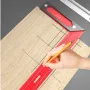 12 Inch 16 Inch Woodworking Square Aluminum Framing Mitre Square Ruler for Leveling and Measuring Rafter Ruler