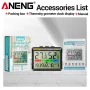 ANENG AP01 Igrometro Orologio Calendario Modalità Snooze Display LCD Intervallo di Temperatura -10~50°C Intervallo di Umidità 10~99% Promemoria Orario Funzionamento a Batteria per Casa Ufficio