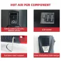 220V Hot Air Gun Electric Power Temperature Blower 250W with Display DIY Craft Embossing Shrink Wrapping PVC Cable Repair