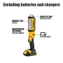 DCL050 for DEWALT Cordless LED Worklight 18V XR 1000 Lumens Adjustable Lamp Head Hanging Hook Long Runtime Portable Floodlight Battery Powered