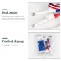 Dual Probe DM-1 Water Quality Tester 0-9990PPM LCD Display TDS Meter Compact Design Accurate Measurement for Fish Tan Tap Water Filtration Systems