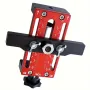 Adjustable Aluminum Alloy Cabinet Door Positioner Clamp 5-45mm One-Hand Operation for Most Cabinet Doors Includes 10mm Sleeve Easy Installation
