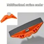 Multi-Angle Handheld Sanding Tool Plastic Manual Sander for Model Building Woodworking Parts Finishing Lightweight and Portable Ergonomic Design