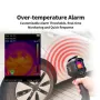 MUSTOOL YX196 YX196Pro Thermal Imaging Camera Infrared 240*240 Visible light Resolution 96x96 Temperature Range -20°C to 550°C WiFi TISR Technology Rechargeable Battery Photo Video Recording Handheld Thermal Inspection Device