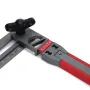 Stair Tread Template Tool Red-Gray Upgrade Stair Tread Gauge Measuring Jig Precision Stair Step Template Sturdy Building Material for Home Renovation