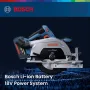GKS 185-LI Cordless Circular Saw 18V 5000rpm Brushless Motor 165mm Blade LED Lighting Dust Collection Interface Quick Safety Brake