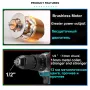 Drillpro 21V High Torque Brushless Electric Drill with 1/2\ Keyless Chuck LED Light 3-in-1 Functions 0-1800rpm Speed Includes 2 Batteries