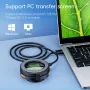 Handheld Digital Microscope 2MP 500X Magnification Autofocus Lens 8 LED Lights Portable Type-C Charging 2 Inch IPS Screen