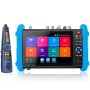 WANGLU IPC-9800MOVTADHS Plus+ Full Features CCTV Camera Tester 7-inch IPS Touch Screen Monitor CCTV Tester with HD-TVI HD-CVI AHD SDI IP Camera Support DMM OPM VFL TDR Features POE 4K H.265 HDMI