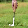 Crack Weeder Crevice Weeding Tool Stainless Steel L-Shaped Blade Beech Handle Garden Maintenance Lawn Care