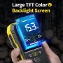 FNIRSI WMT-10 Moisture Meter 2.4 Inch TFT Screen High Precision 0.1% Resolution Rechargeable Battery for Wood Wall Detection