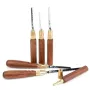 Woodworking Hand Saw Rosewood Handle High Carbon Steel Blades Brass Collet Interchangeable Blades Fine/Coarse Teeth for Precise Cuts Woodworking Tools