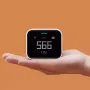 Detector de ar 5 em 1 com Wi-Fi, PM2.5/PM10/CO2/Temperatura/Umidade, Monitor automático de CO2, Gateway Bluetooth, Carregamento USB