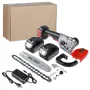 VIOLEWORKS 21V 8Inch Cordless Electric Chain Saw Brushless Garden Woodworking Cutting Tool Kit With 2pcs Battery