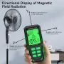 RD637 EMF Detector 3-in-1 Portable EMF Meter for 5G WiFi Smart Meters Tri-Color LCD Accurate Measurement Rechargeable Battery High-Precision Sensor