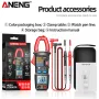 ANENG AT619 Digital Voice Broadcast Multimeter Clamp Professional AC/DC Clamp Meter Ammeter Current Clamp Tester for Electrician