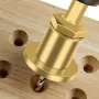 5PCS 6.35mm Hex Shank Tungsten Carbide Tipped Countersink Drill Bits Set with Adjustable Drill Bit Depth Stop for Woodworking Sizes 2.8mm 3mm 3.2mm 3.5mm 4mm Self-Tapping Screws