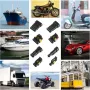 240Pcs 20 Kits 2 Pin Connector Automotive Electrical Connectors Quick Connect 2 Pin Wire Connectors Waterproof Connector 2 Way Wire Connector
