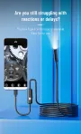 8MM Endoscope 8 LED Light Waterproof Type-C Direct Borescope IP67 Rated 1 MP Pixel Flexible/Hard Wire High-Resolution Imaging Versatile