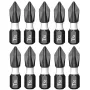 5/10PCS Tungsten Steel Electric Screwdriver Head Set High Hardness Magnetic Cross Head S2 Alloy Bits Nickel Plated Rust Resistance