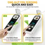 FNIRSI JBM-10 JBM-20 Digital Brix Refractometer 0-32% 0-55% Brix High Precision ±0.2% IPS Display Type-C Charging For Fruit Sugar Testing